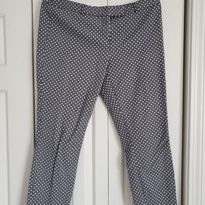 Pattern Cropped Dress Pant